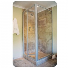 Showerline Silhouette Infold S-INF Natural / Clear 870-910 Shower Door
